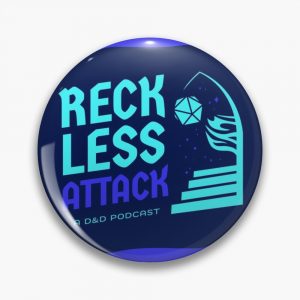Reckless Attack Full Logo Pin